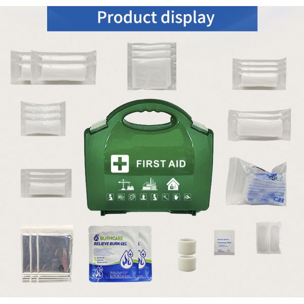 Medium Work Place Survival HSE Emergency Medical Box Kit British Standard First Aid for 25-100 People at Work Place