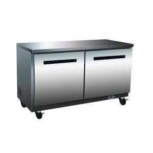Commercial Double Door Undercounter Freezer Ventilated Cooling System