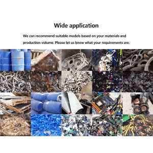 Industrial Waste Recycling Double Shaft Shredder with 20100 kg Weight and