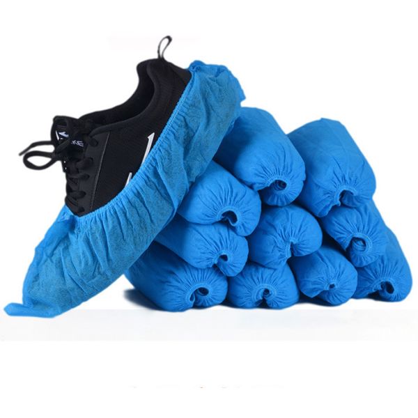 SMS PP Disposable Shoe Covers 40gsm With Normal Anti Skid For Home Use 41*16cm