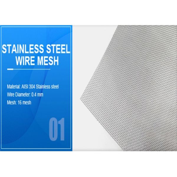 17 Mesh Plain Weave Stainless Steel Bushfire Mesh