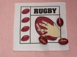 Quality Rugby Shaped Compressed Towel as YT-613 for sale