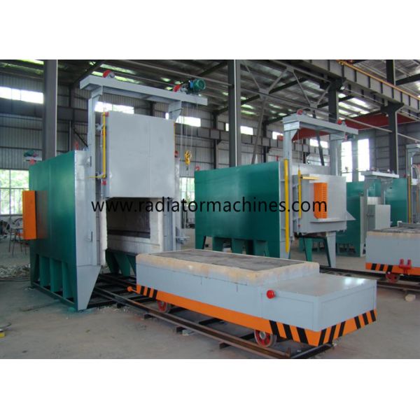 Buy 2700 × 1600 × 1100mm Electrical Double Bogie Hearth Furnace Car Bottom Annealing Process at wholesale prices