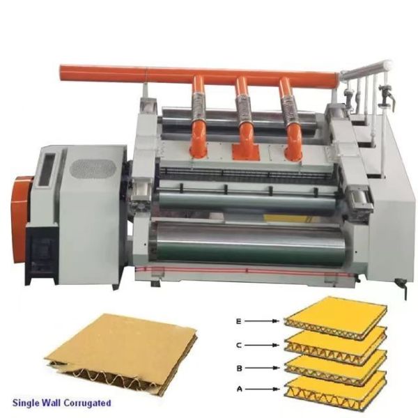 2 Ply Corrugated Paperboard Single Facer Corrugator Machine for Machinery Repair