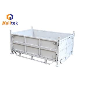 China Powder Coating 1000kg Warehouse Stackable Pallet Cages on sale