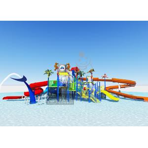 FRP Material Outdoor Water Park Equipment With Custom Construction Area