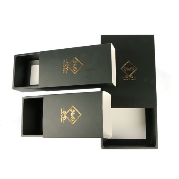 Buy Hot Black Drawer Box Packaging Luxury Drawer Paper Box With Custom Logo Custom Logo Kraft Paper Lunch Box Disposable at wholesale prices