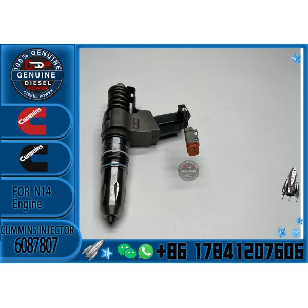 New Common Rail Diesel Fuel Injector 4307516 6087807 3080931F For Cummins QSN14 N14