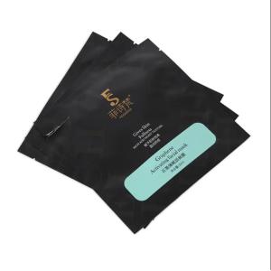 Custom Plastic Three Side Seal Pouches Flat Bags Flat Sachet