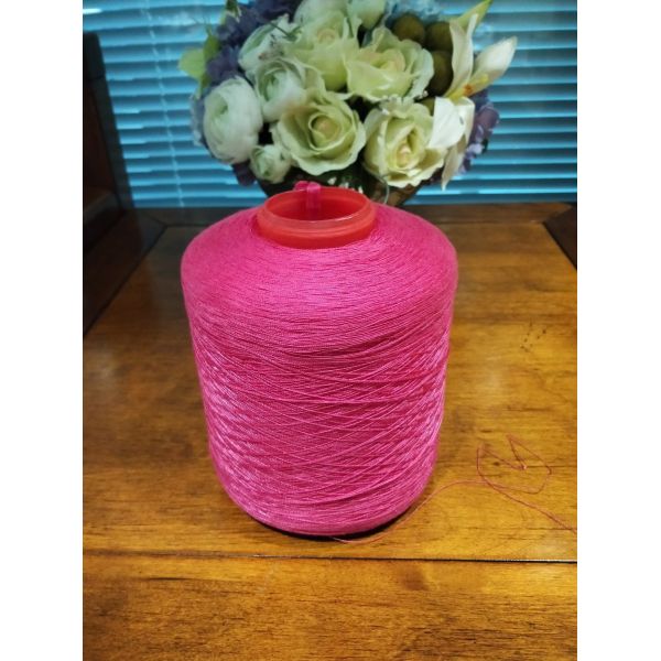 5000M 40S/2 100% Polyester Sewing Thread Pink Color For Garment Sewing