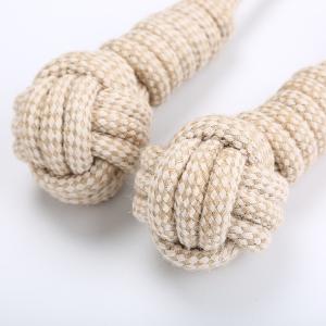 Beige Colors Long Size34cm Beige Cotton Dog Chew Rope Plush Toys