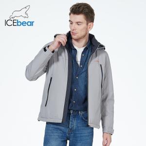 100% Polyester Mens Cotton Jacket Man Sping Autumn Coat Zipper Sleeve Length 64