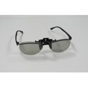 Clip On Plastic Circular Polarized 3D Glasses With Grade A Lenses