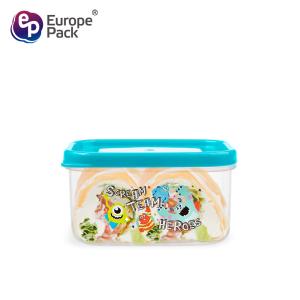 Cartoon pattern Plastic food containers with lids preservation box