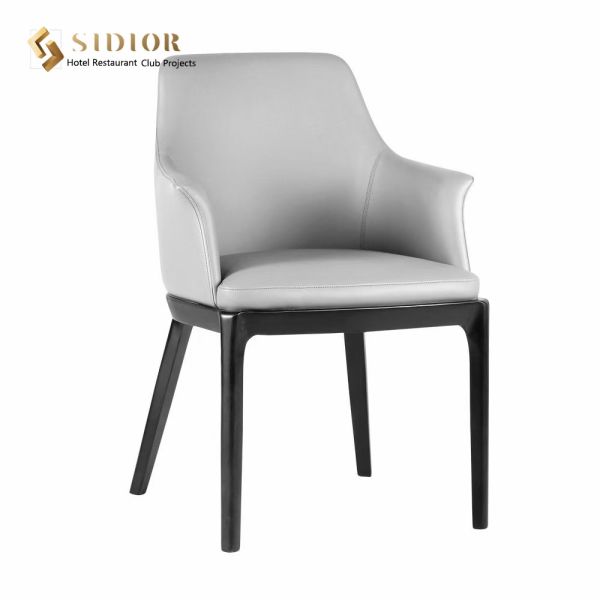 Buy ODM PU Leather Low Back Upholstered Dining Chairs at wholesale prices