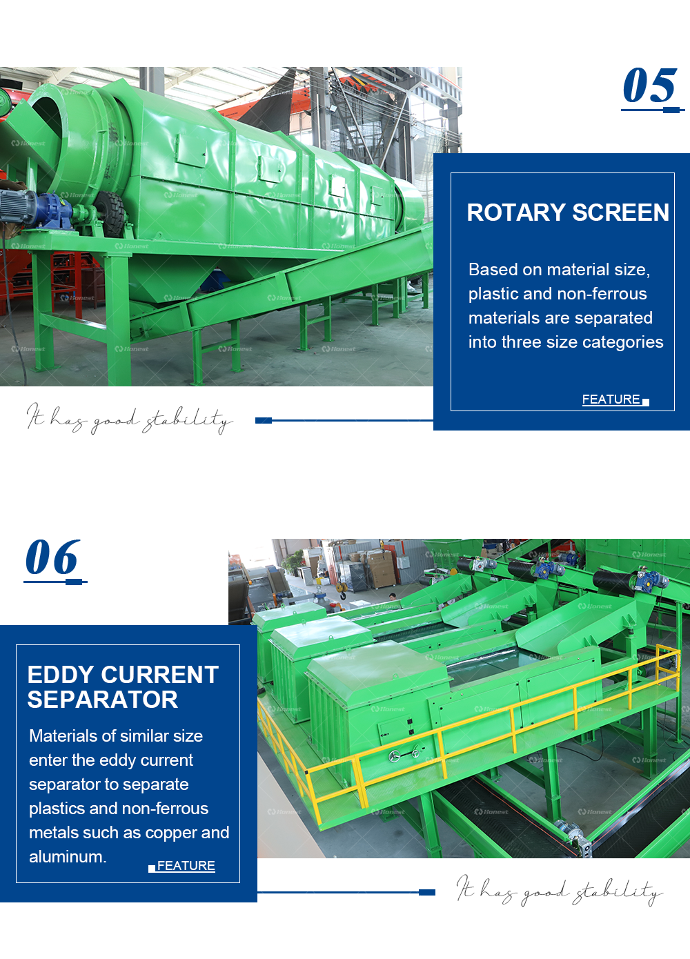 Automotive Shredder Residue Recycling Machine Scrap Steel Recycling Plant ASR Recycling Crushing Machine