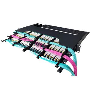 MTP Fiber Optic Patch Panel 1U 144 Cores 19inch Rack Mount