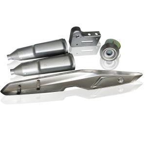 China Stamping Custom Machined Metal Parts Plastic Spraying Silver Paint on sale