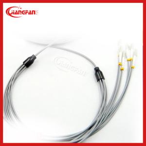 Spray Molding 6 Core Fiber Breakout Kits for Copper Photoelectric Composite FTTH