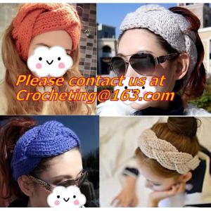 Cute Crochet Headbands Hair Head Band Bow Kid Baby Girl Accessories Knitted