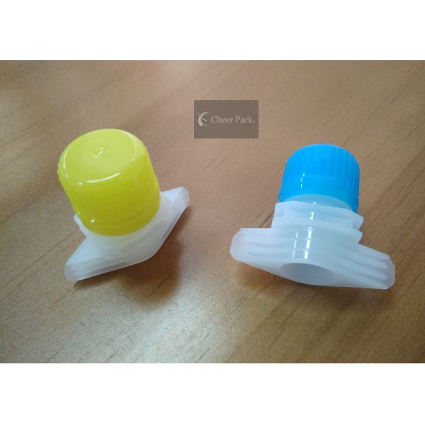 Security Seal Screw Baby Food Pouch Tops Plastic Injection Moulding For Doypack