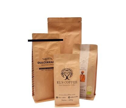 Factory direct supply wholesale stand up pouches kraft paper bag for food