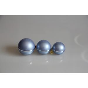 China Luxury Empty Acrylic Cosmetic Face Cream Jar Blue For Makeup BB Cream on sale