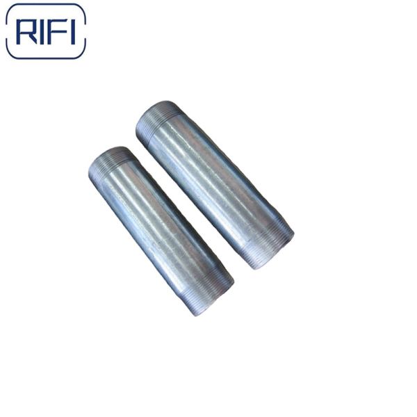 Buy Silver IMC Conduit Fittings 1/2"-2" Galvanized Conduit Nipple For Wiring at wholesale prices
