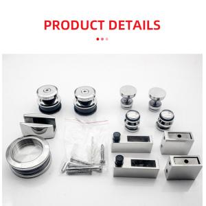 Frameless Glass Bathroom Door Kit with Shower Sliding Fitting Other Tray