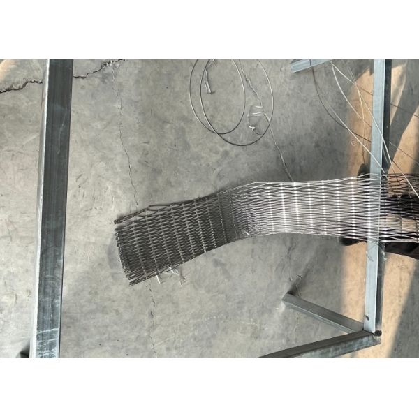 2.5mm Rope capability weight 200KG SS316 Ferruled Type Wire Rope Netting for safety use