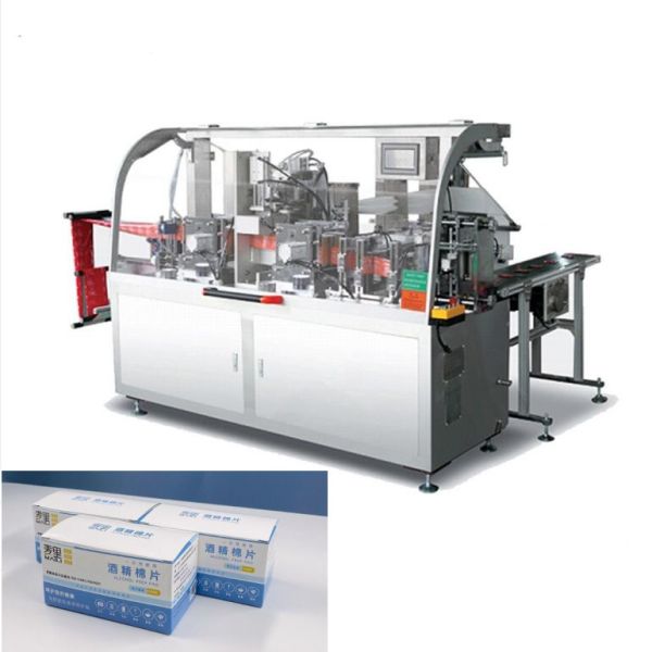 Buy Automatic Disinfecting Alcohol Swab Packing Machine Four Side Sealing at wholesale prices