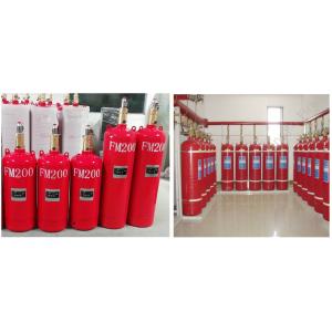 3.5 M/s Fire Suppression Agent FM200 Gas Suppression System Density 1.2 Kg/M3