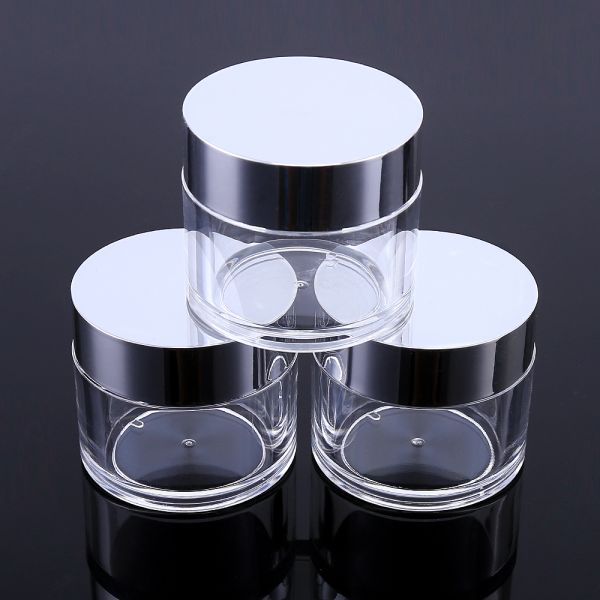 Custom Logo Cosmetic Jars Packaging Plastic Jar Containers Mini Rose Gold Cosmetic Jar Other Cosmetic