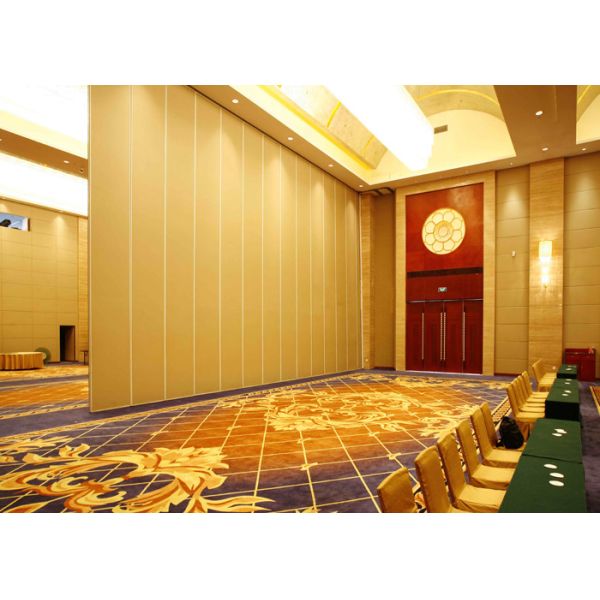 Folding Sliding Operable Partition Walls for Banquet Hall / Sound Absorbing Room Dividers