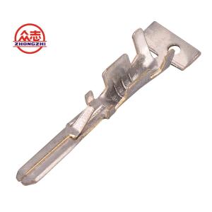 Stamping Brass Male Auto Wire Terminal Connectors Crimping Type