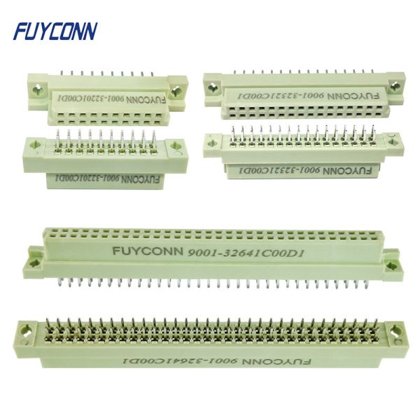 Buy Female DIN 41612 Connector 2 Rows Straight PCB Eurocard Connector Easy Type at wholesale prices