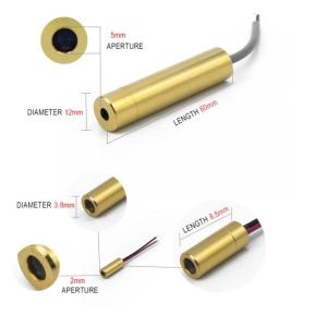 Brass 635nn 650nm 660nm 405nm Laser Diode Module