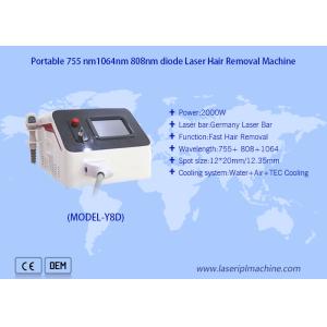 Portable Effective Painless 808 Diode Laser Hair Removal For Beauty Salon