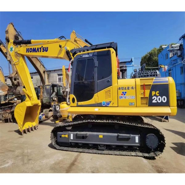 6 Cylinders Used Crawler Excavator 18Ft Depth Second Hand Komatsu Excavator