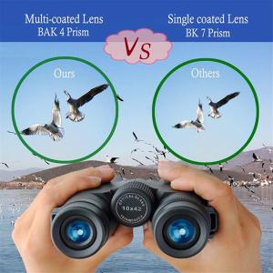 Bird Watching Compact Waterproof Binoculars 8X Magnification BAK4 Prism System