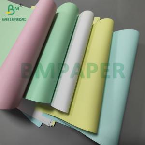55gr 60gr CB CFB Carbonless Copy Paper For Receipt Bill 61 x 86cm Black Image