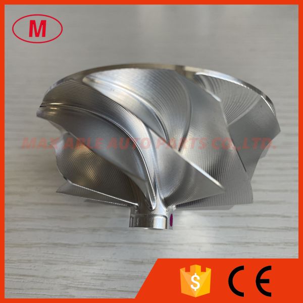 GT35 forward 54.28/67.40mm 9+0 Blades point milling turbo aluminum 2618/Milling/billet compressor wheel