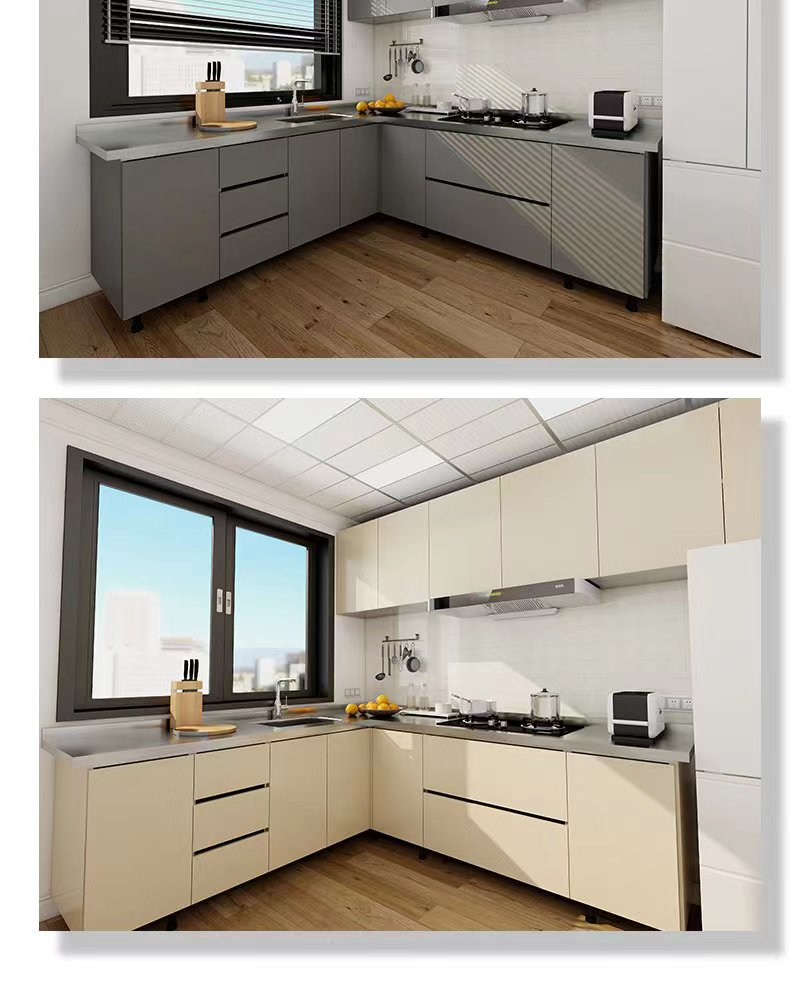 Integrated Assembly Integral Hotel Kitchen Cabinets Multifunctional