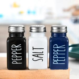 New Design Farmhouse Salt and Pepper Shakers with Gift Box