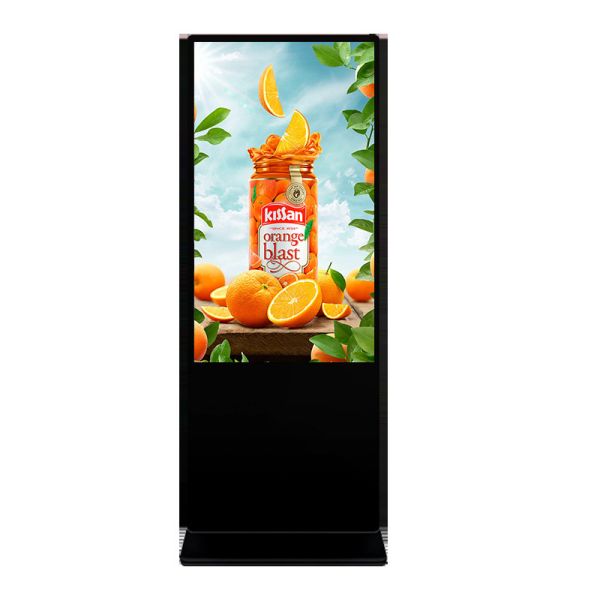 Supermarket Advertising Machine Kiosk Floor Stand Digital Signage And Displays