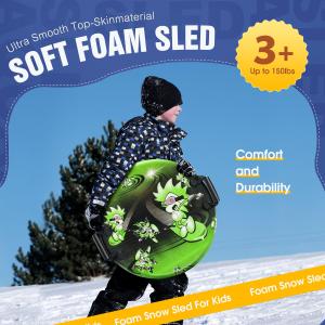 21 Inch Woowave Foam Super Lightweight Ski with PE Core and 2 Molded Soft Grip