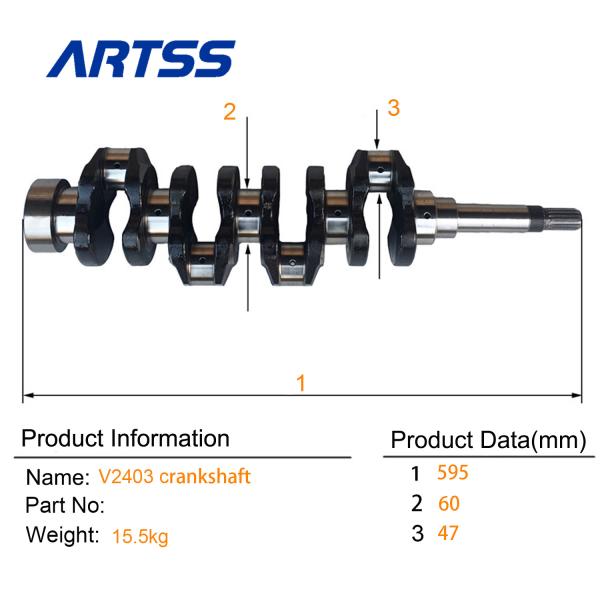 Cheap Factory Price Diesel Engine Parts 16641-23020 V2203 V2403 Forged steel