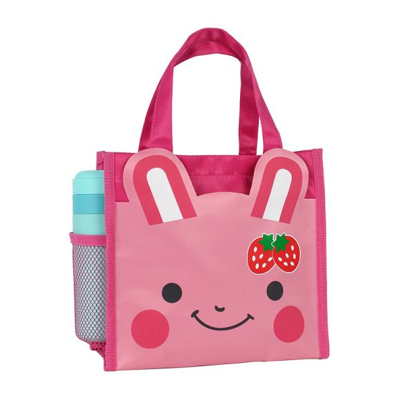 Students Animals Children Canvas Tote Bags School Waterproof Lunch Bento Bag