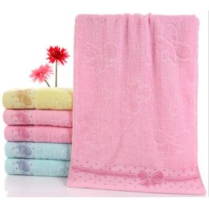 Hot sale beautiful bulk monogram egyptian cotton Jacquard towels