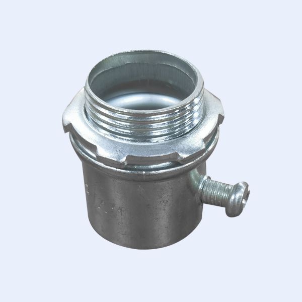 Buy 1" Electro Galvanized EMT Conduit Connector Two Screws Fixed at wholesale prices